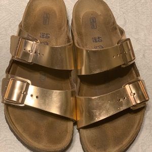 Rose Gold Birkenstock Sandal